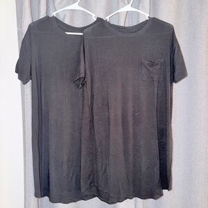 Bundle of 2 Stars Above Ultra Soft Sleep Shirts / Long Tees – Size M